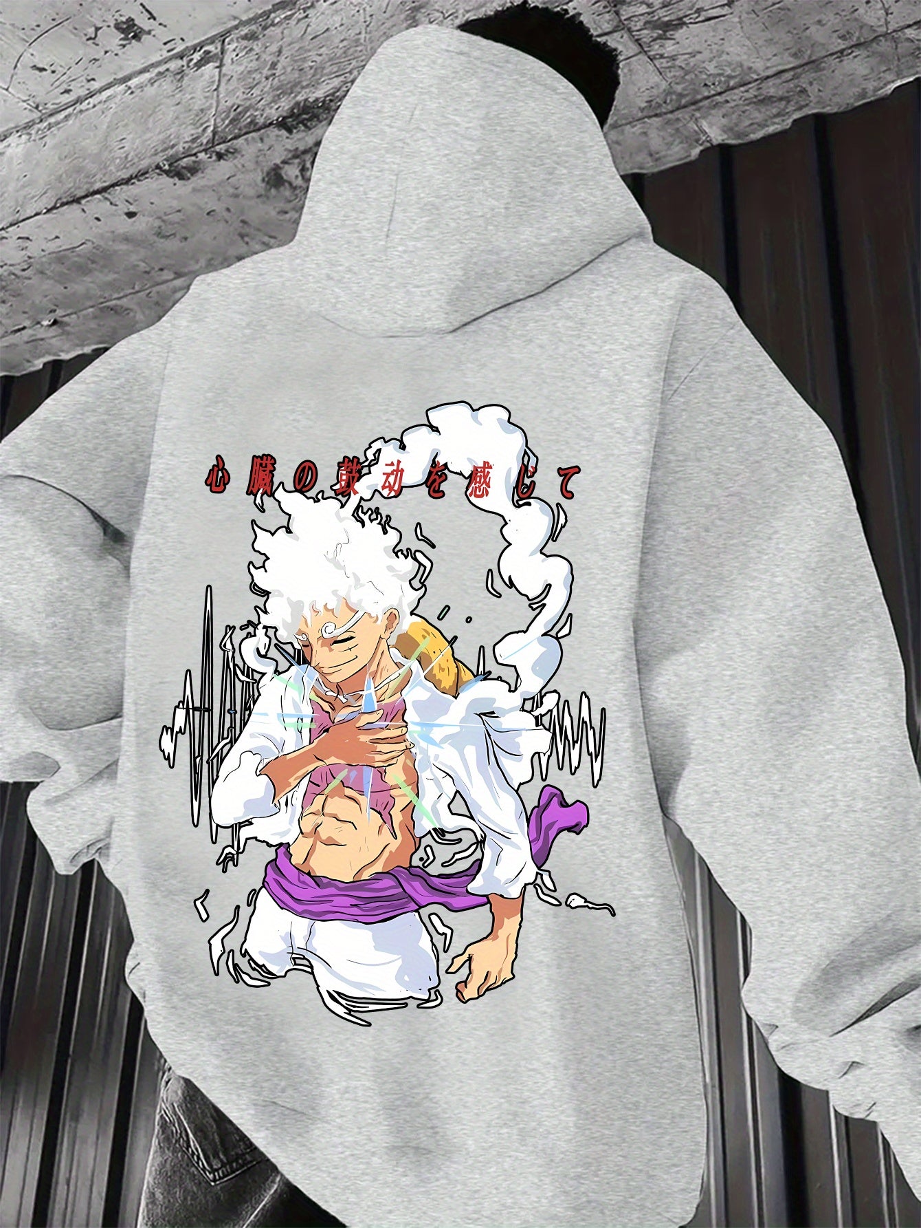 Sweat à capuche Design OnePiece Luffy gear 5